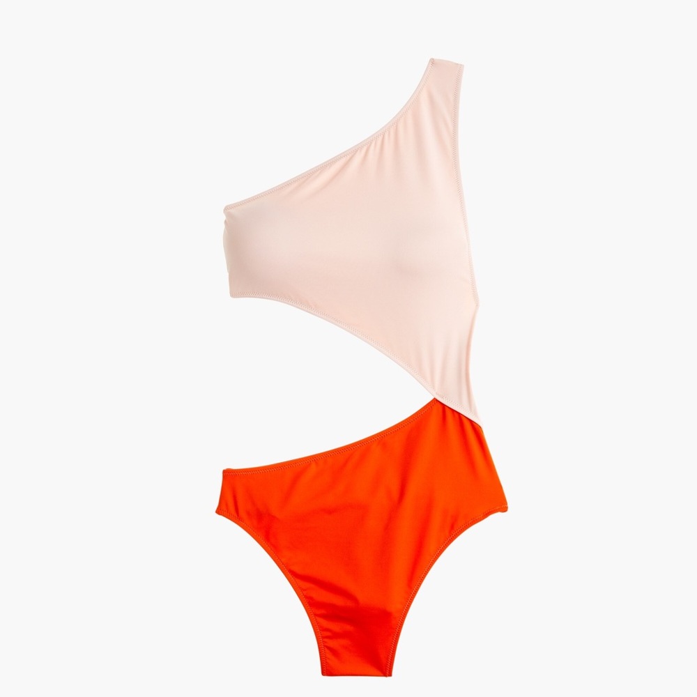 J Crew x Playa Tilden Cutout Swimsuit L